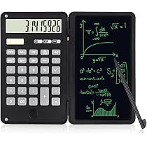 SISYS Calculatrice de Bureau avec 6" Tablette d'écriture LCD ...