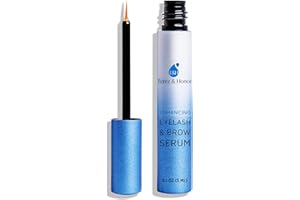 TEREZ & HONOR Eyelash Growth Serum: Lash Serum - Eyelash Serum - Lash Growth Serum - Eyebrow Growth Serum, Grow Lash and Brow Fuller Thicker Longer, 3ml