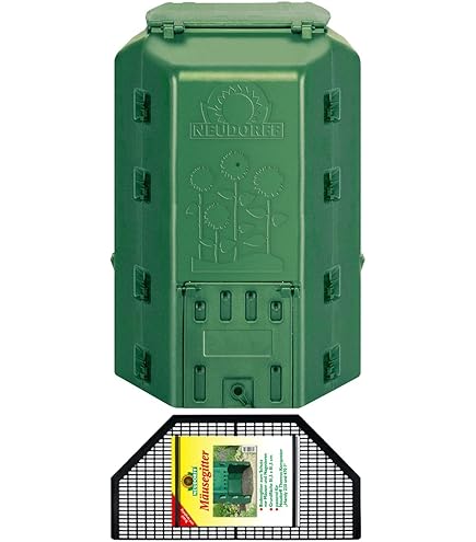 Composter Termico Neudorf 775 - 530 Litri Doppia Parete | Per Giardino Medio/Grande