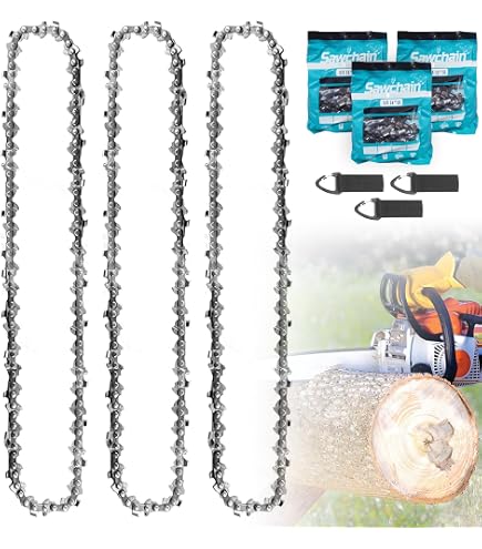 Lot De 2 Chaînes De Tronçonneuse 35 Cm - Pas 3/8", épaisseur 1,1 Mm, 52 Maillons - Compatible Dolmar ES-38A, ES-39TLC, AS3835Z
