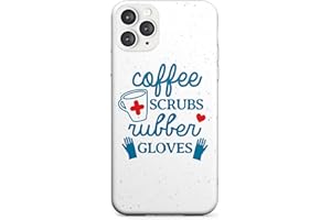 CASE WAREHOUSE Funda delgada para teléfono iPhone 12 Pro TPU con luz protectora fuerte con enfermera enfermera, médico médico médico médico