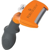 FURminator Striglia L per Cani e Cavalli - Rimuove efficacemente la Polvere e massaggia Delicatamente la Pelle - Adatto a Tutti i Tipi di Capelli - per Un Pelo Pulito
