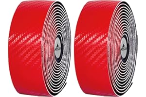 TRIWONDER Bike Handlebar Tape 2 Rolls Bicycle Bar Tape Non-Slip Grip Tape Bike Wrap Tape Road Bike Handlebar Tape Includes Handlebar Plugs (Red)