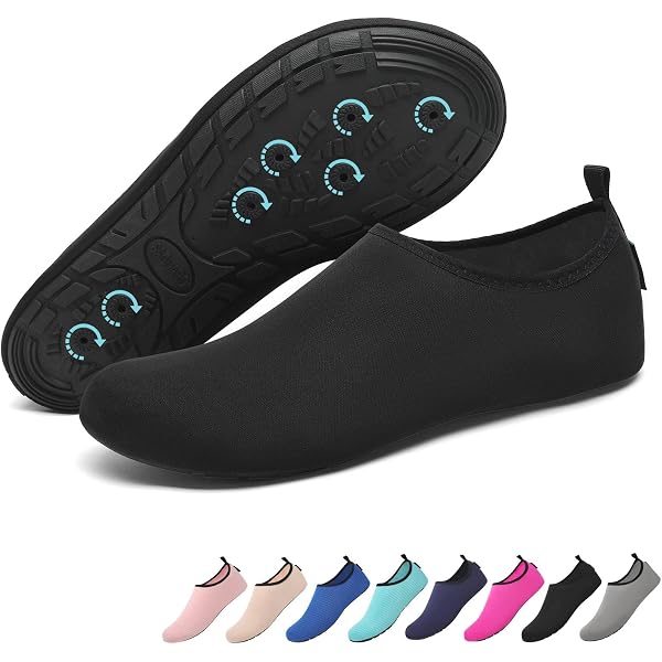 SAGUARO Chaussures Aquatiques Enfants – Ultra Légères Et Antidérapantes Pour Plage, Piscine Et Randonnée Aquatique