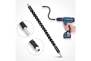 CZ Store Drill Bit Extension |11.61", 0.25" Tip|✮Lifetime Guaranteed✮- Strong, Flexible Shaft Casing, Magnetic Hex Chuck Attachment, 360-Degree Rotation - Electric Cordless Screwdriver Accessories