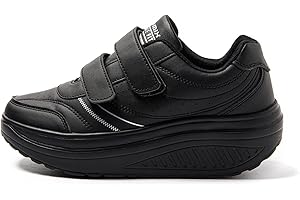 JOMIX Zapatillas Deportivas Mujer Basculantes Sneakers Zapatos Mecedores Cómodos Adelgazar Caminata Tenis Running Jogging Fitness