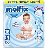 Molfix Maxi Size 4 Monthly Diapers (1 x 100 Pieces)