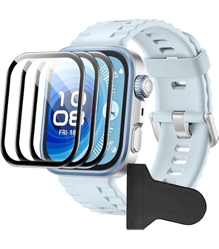 3 Films De Protection écran TPU Pour Amazfit Active 2 Square 1.75" - Anti-rayures, Couverture Complète, Haute Sensibilité