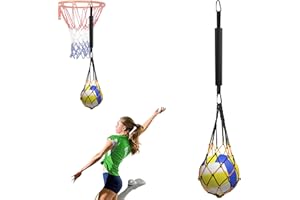 Dormercy Entraîneur de Volley-Ball, équipement d'entraînement de Volley-Ball, rebondisseur Durable pour débutants et Professionnels (Support de Filet amélioré, 43 Pouces).