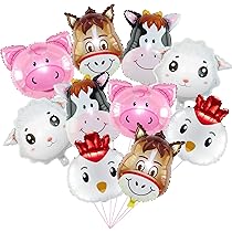 Kotkiddy 20 Pezzi Articoli per Feste Animali della Fattoria Tovaglioli Feste di Compleanno a Tema Fattoria Animali Stalla Tovaglioli di Carta Animali Carini (Rosa