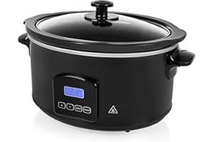 Tristar VS-3920 Pentola a Cottura lenta, 210 W, 4.5 Litri, Nero