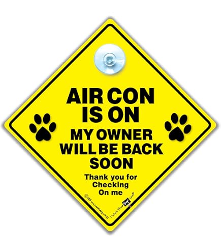 Panneau Voiture Golden Retriever « Chien à Bord » – 14x14 Cm Avec Ventouse Ultra-Résistante