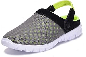 GAATPOT Unisex's Clogs Summer Slippers Slip On Garden Shoes Lightweight Mules,UK3-12