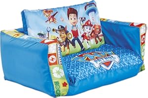 ‎PAW PATROL Worlds Apart Patrol - Ausziehbares Minisofa Aufblasbares Sofa und Liegestuhl (2-in-1) 286PAW Blau 105x68x26 cm
