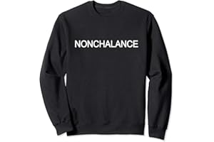 DAVID SWEATERS & TEES Nonchalance Sweater - Meme Nonchalance Sweatshirt