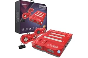 Hyperkin RetroN 3 HD 3-in-1 Retro-Gaming-Konsole für NES, Super Famicom und Genesis/Mega Drive (Jasper Red) - Super NES