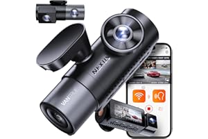 VANTRUE N5 Dash Cam 4 Channel 2.7K 5G WiFi GPS, STARVIS 2, 360° Dashcam for Cars Front Rear Inside, Dash Camera Voice Control HDR IR, Car Dash Cam 24H Buffered Parking Mode, Support 512GB