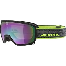ALPINA SCARABEO S Q-LITE Skibrille – Verspiegelte, Kontrastverstärkende Brille Mit 100% UV-Schutz | Für Schmale Gesichter