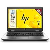 HP 640 G2, Pc Portatile Notebook intel core i5-6th, Display 14", Ram 16Gb, SSD 512Gb, Pacchetto Libre, W10 (Ricondizionato)