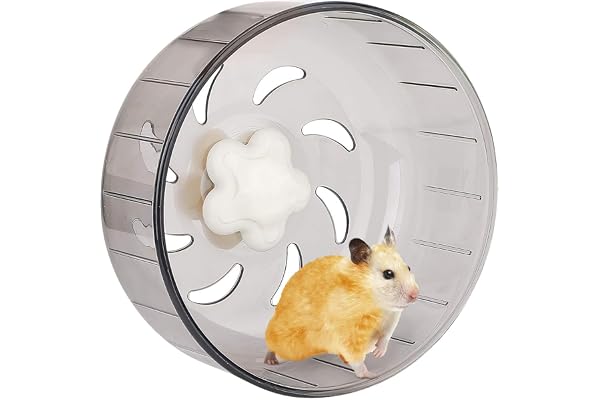 Roue d'exercice pour Hamster - Roue de Course silencieuse de 13 cm Belle Roue d'exercice de Course pour Hamster pour Hamsters, gerbilles, Souris et Autres Petits Animaux de Compagnie