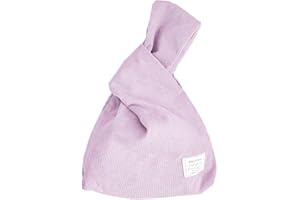 Anopo Small Corduroy Wristlet Wallet for Women Portable Wrist Bag Sleeve-Knot-Pouch