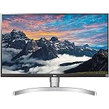 LG27UK650 Monitor, 27", LED IPS UltraHD 4K HDR 10, 3840x2160, AMD FreeSync, 1 Miliardo di Colori (10bit), Regolabile…