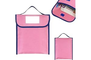 Oaygat A4 School Book Bag Document Organizer with Handle File Tote Holder Bag for Kids