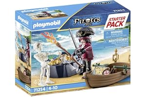 PLAYMOBIL Starter Pack Pirate with Rowing Boat - 71254