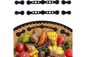 Torven [2/4 Stück] Silikon Magnete für Airfryer Backpapier - Airfryer Magnete für Backpapier Verhindern Backpapier von Abdeckung Lebensmitteln, Heißluftfritteuse Accessoires für Ninja,Philips,Cosori