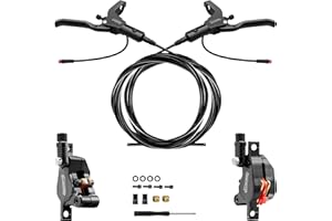 DYISLAND LD-210S Kit de Freins à disques hydrauliques，2-PIN/Kit de Freins hydrauliques pour Scooter électrique/E-Scooter