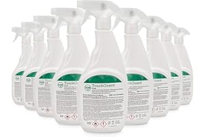 TouchGuard Fresh, Surface Disinfectant Spray, Multipack of 10 x 500ml - Made in UK