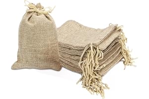LONELY HIGH HEELS 7x9cm Bolsas de Yute 30 Piezas Bolsitas de Tela Pequeñas con Cordón para Rellenar Bolsa Regalo Pequeña Reutilizables para Joyería Bolsas Regalos de Boda DIY Fiesta