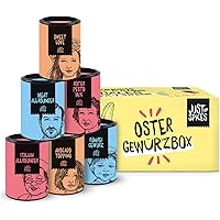 Just Spices Oster Gewürzbox I 6 der besten Gewürze in einer Geschenkbox I Gewürzmischungen für Männer und Frauen als…