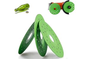 GEORCEP Rock Slab Grinding Disc, Diamond Chamfered Saw Blade, 4 Inch Rock Slab Flat Grinding Cutting Piece for Tile, Marble, and Glass, 1mm Saw Blade for Angle Grinder (3PCS)