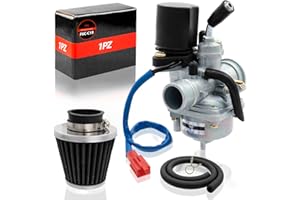 1PZ F6C-C19 Carburador 19mm 2 tiempos Reemplazo para Yamaha Jog50 Jog90 2 tiempos Dinli 50cc 70cc 90cc 100cc 110cc ATV Quad Carb Dino Jp Beast Helix DL603