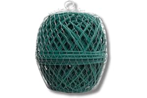 Gro Garden Products 3mm x 150m Green Flexible Tying Tube, Plant Ties for All Plants, Garden Ties for Plants, Garden String Plastic, Soft & UV Stable Garden Plant Ties for Plants