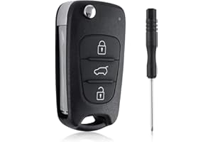 Bahan alamy Carcasa para llave de coche con 3 botones, mando a distancia para Hyundai i10 i20 i30 ix20 ix35 y Kia Ceed Soul Sportage Venga