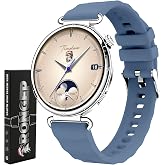 Rongep [Spring Loop] Huawei GT6 41mm/GT5 Pro 42mm/GT5 41mm/GT4 41mm ile Uyumlu Silikon Kordon Y&uuml;zeyi Dalgalı G&ouml;r&uuml;n&uuml;ml&uuml; GT6 41