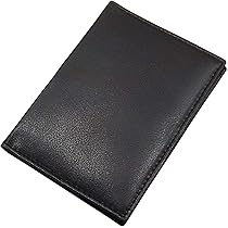 Porta Carte Di Credito E Documenti - Con Angoli In Metallo, Design Compatto E Scomparti Multiuso, Grigio - Foto 2