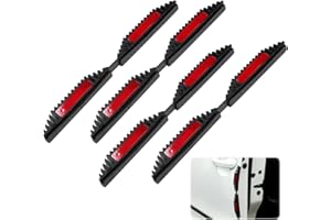 DHISPERARES 4 Stück Kantenschutz Autotür (21.5 X 2 cm), Nachts Reflektierend Auto Türkantenschutz, Kratzfest Türkantenschutz Aufkleber, Autotür Ecke Anti-Scratch Abdeckung Passend für die Meisten Autos