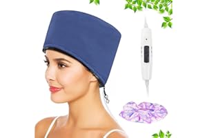‎BIUTEE Biutee Elektrische Haarpflege Kappe für Tiefenpflegemittel, Trockenhauben für Haare, Hair Steamer, für natürliches oder beschädigtes Haar Nourishing (Blau)