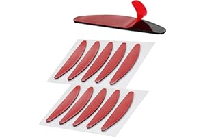 MERUYOO Ersatz Klebepads Set, 10 Stück,kompatibel mit Needit Park Mini elektronische Parkscheibe, doppelseitiger Spezialkleber für Windschutzscheibe, Kleber Pads Parkuhr