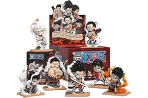 Mighty Jaxx Hidden Dissectibles diseñados por Freeny: One Piece Serie 6 (edición Luffy Gears) | Bandeja precintada de 6 Unidades, no Contiene duplicados | Cajas misteriosa