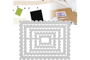 BIGKING Stamp Craft Die, Craft Cutting Die Stamp Frame Forme en acier au carbone DIY Scrapbooking Album Décoration