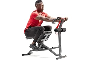 SUNNY HEALTH & FITNESS Sunny Health and Fitness Stretch Training Machine Máquina de Estiramiento, Unisex, Negro, Talla única