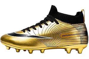 YuanDiann Scarpe da Calcio Uomo Unisex per Ragazzi Scarpe da Calcetto Alte Antiscivolo Leggero Calzature Professionale Allenamento Sportivo