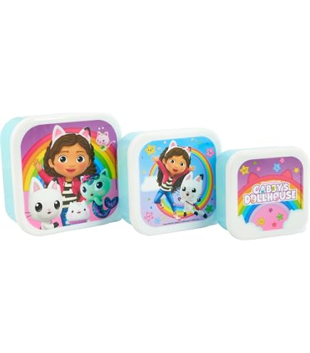 Set 3 Contenitori Per Alimenti Impilabili Game Over - M/L/XL - Schiscette Per Pranzo In Ufficio E Scuola - 3
