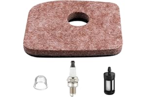ZAMDOE BG56 Air Filter Spark Plug Primer bulb for STIHL BG56 BG56C SH56C BG66 BG66C BR200 BG86 BG86C SH56 SH86 SH86C SR200 BG86CE BG86Z BG86CEZ Leaf Blowers Replace 4241 120 1800 Air Filter