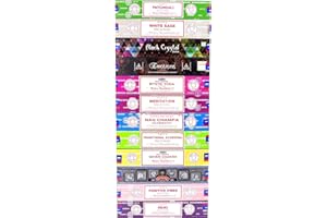 GIFT BRIT Satya - Bastoncini di incenso assortiti, 15 grammi x 12 pezzi, per meditazione, yoga, relax, guarigione e positività