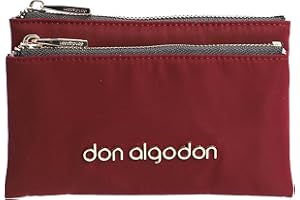 DON ALGODON Y Simona, Monedero Mujer, Carteras De Con Tarjetero Burdeos, Estándar